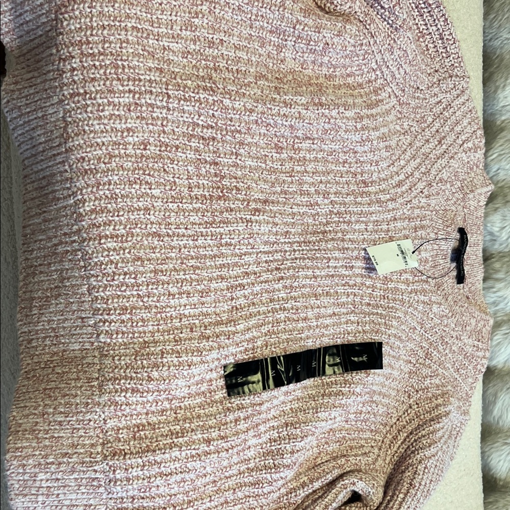 Banana Republic Soft Pink Crew Neck Sweater